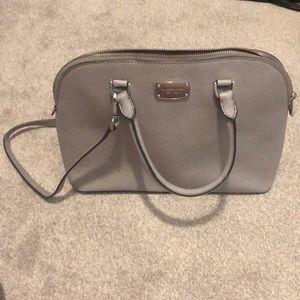 Grey Michael Kors tote with shoulder strap